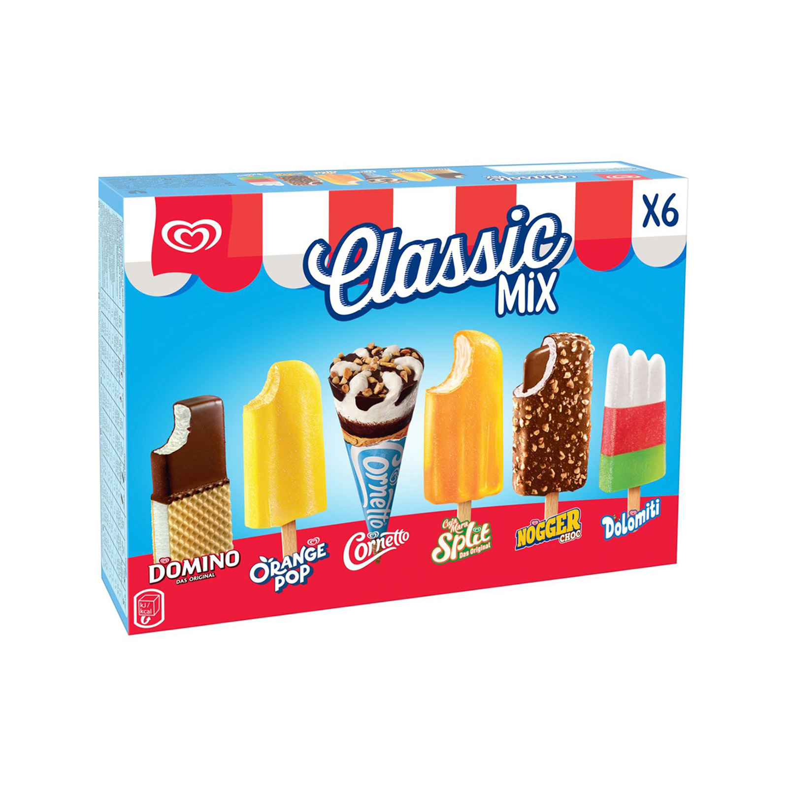 Algida παγωτό πολυσυσκευασία mix 482ml εικόνα 1