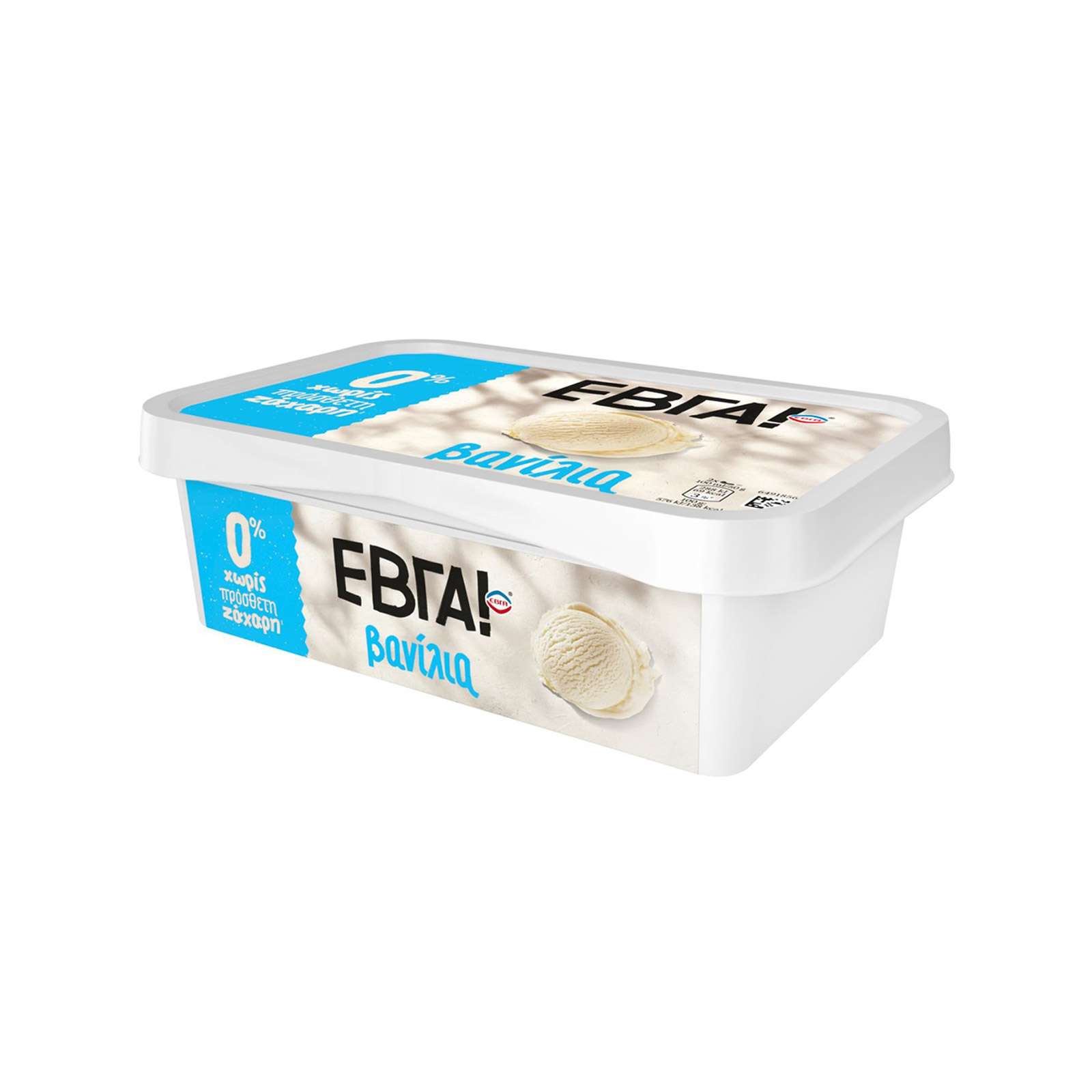 Έβγα παγωτό οικογενειακό βανίλια 1000ml εικόνα 1