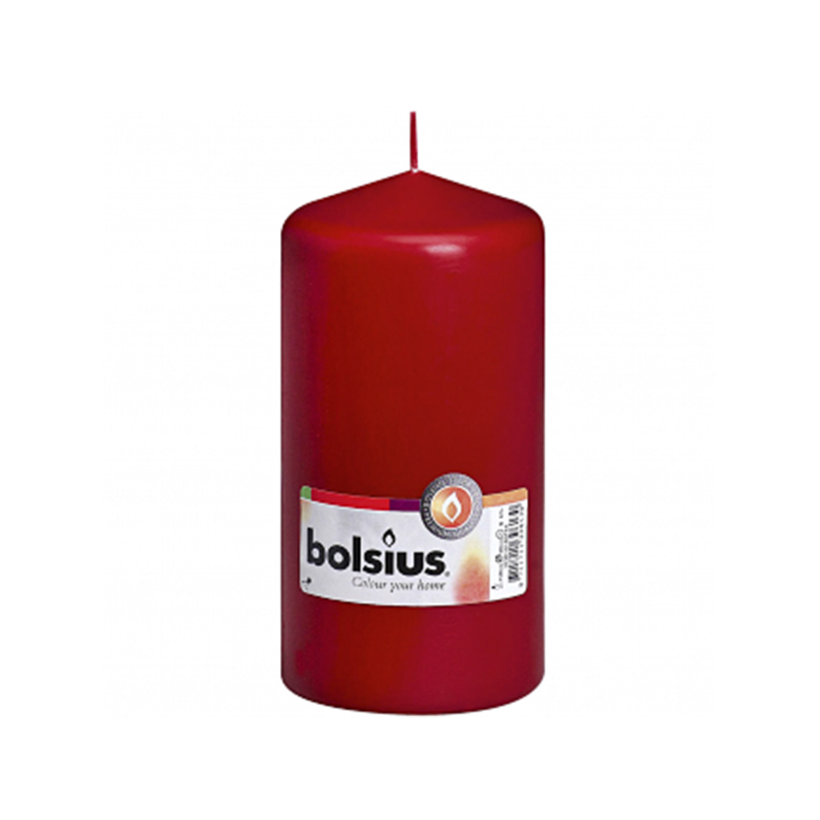 Bolsius κερί κυλινδρικό red wine εικόνα 1