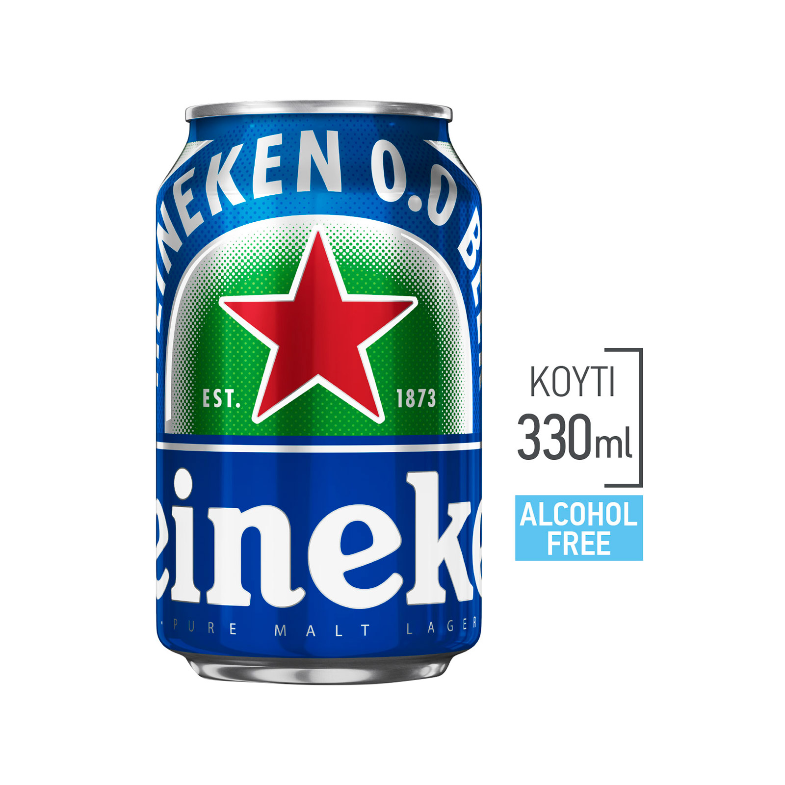 Heineken 0,0% μπίρα χωρίς αλκοόλ 330ml εικόνα 1