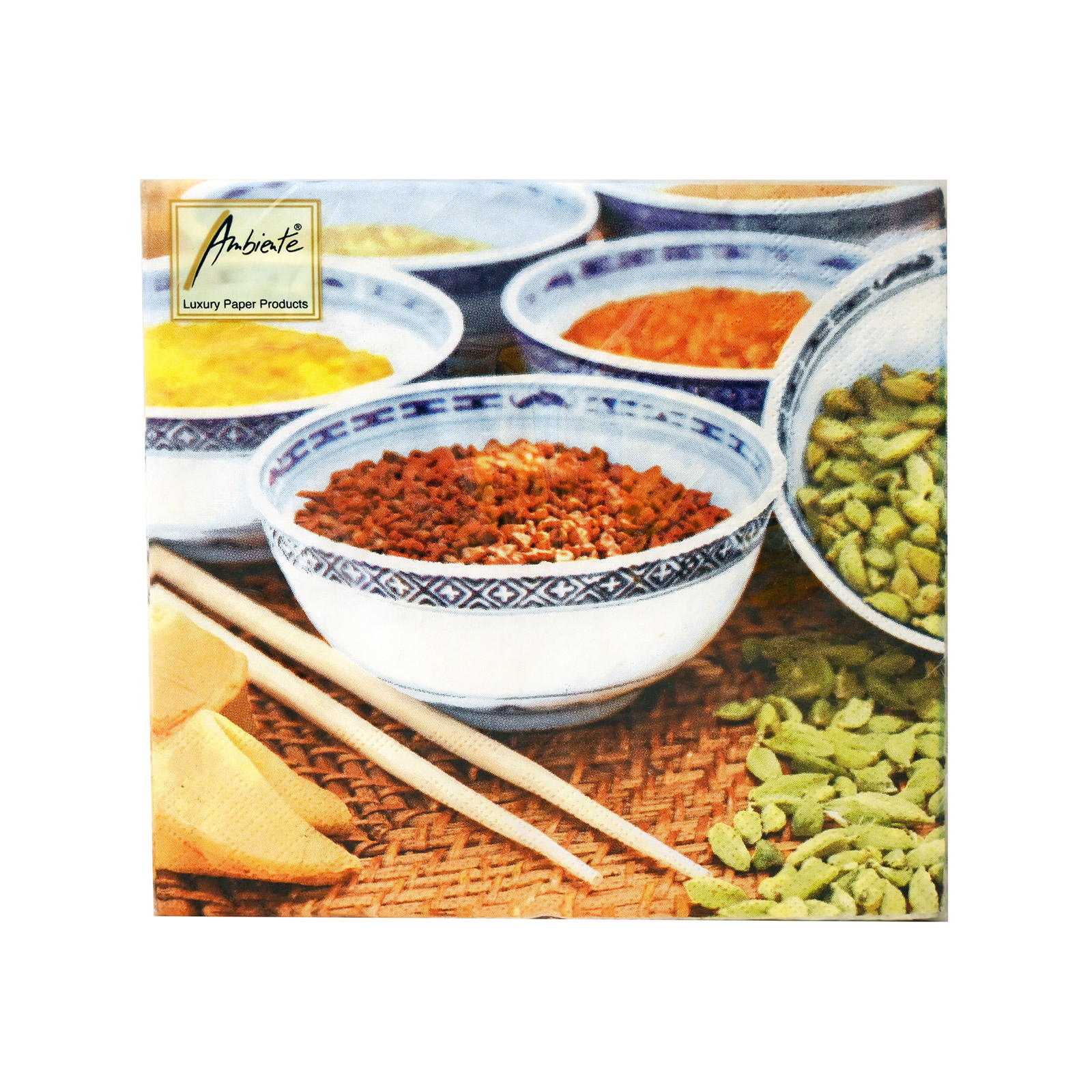 Ambiente 13305275 χαρτοπετσέτες μεσαίες 33 x33 εκ, 20 τεμάχια 130g εικόνα 1