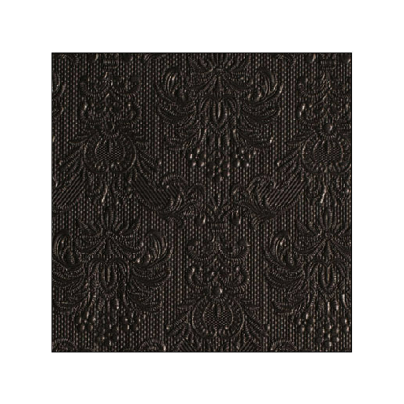 Ambiente Elegance 12504930 χαρτοπετσέτες μικρές black 33x33εκ. 15 τεμάχια 70g εικόνα 1