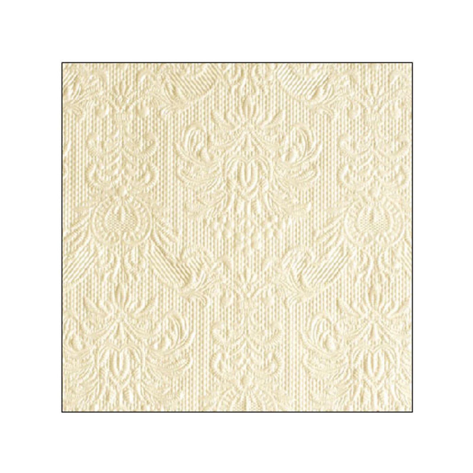 Ambiente Elegance 12504926 χαρτοπετσέτες μικρές μπεζ 25x25εκ. 15 τεμάχια 70g εικόνα 1