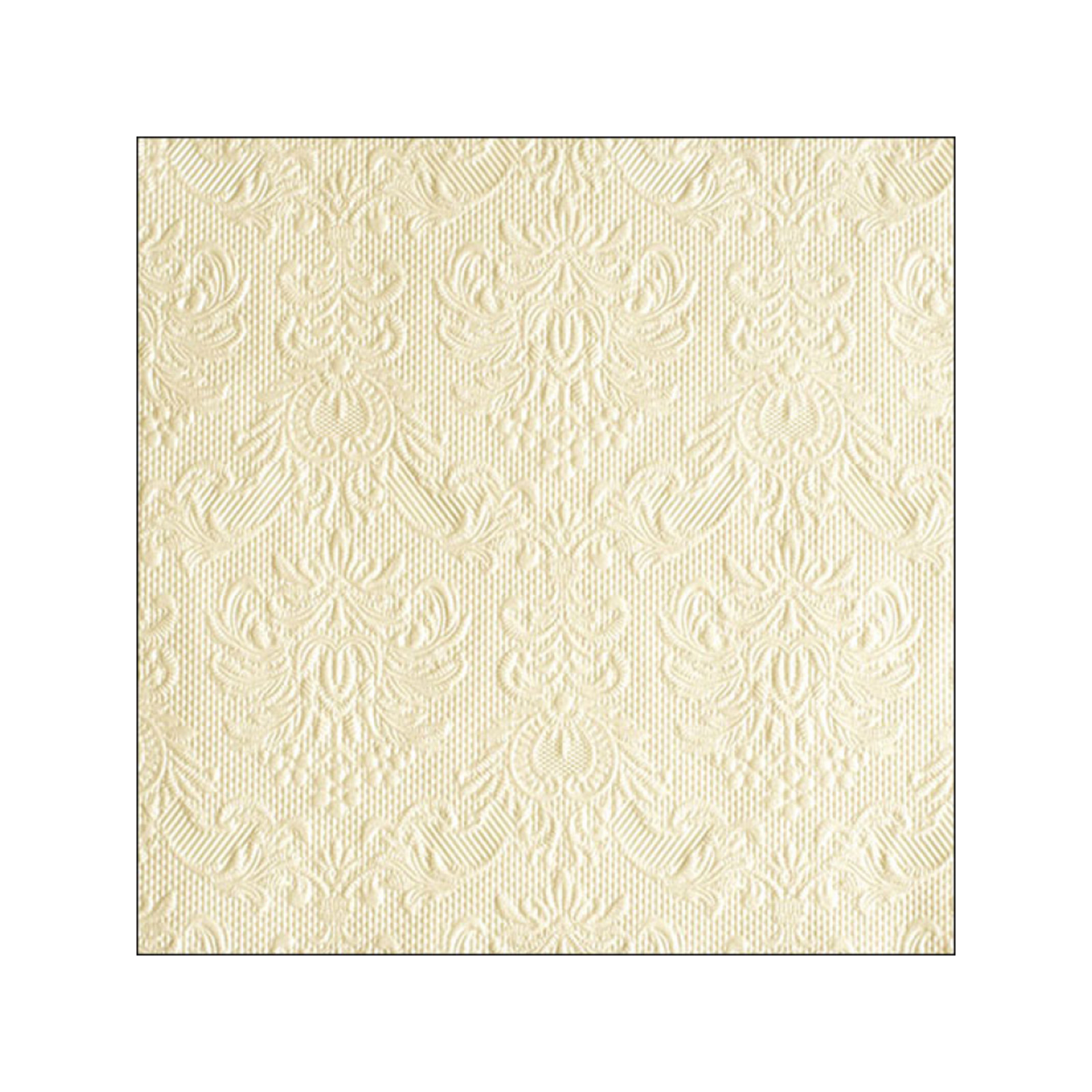 Ambiente Elegance χαρτοπετσέτες μεγάλες cream 40x40εκ. 15 τεμάχια 134g εικόνα 1
