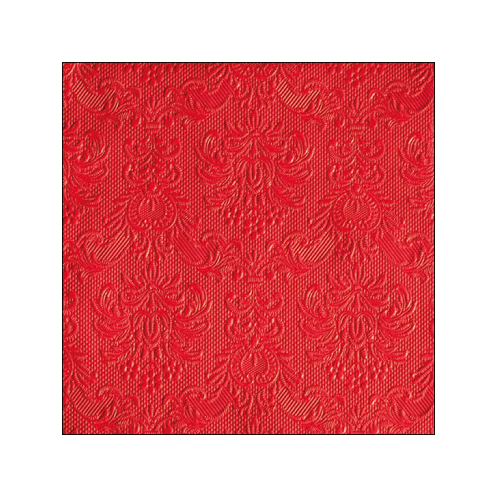 Ambiente Elegance χαρτοπετσέτες μεσαίες κόκκινες 33x33εκ. 15 τεμάχια 82g εικόνα 1