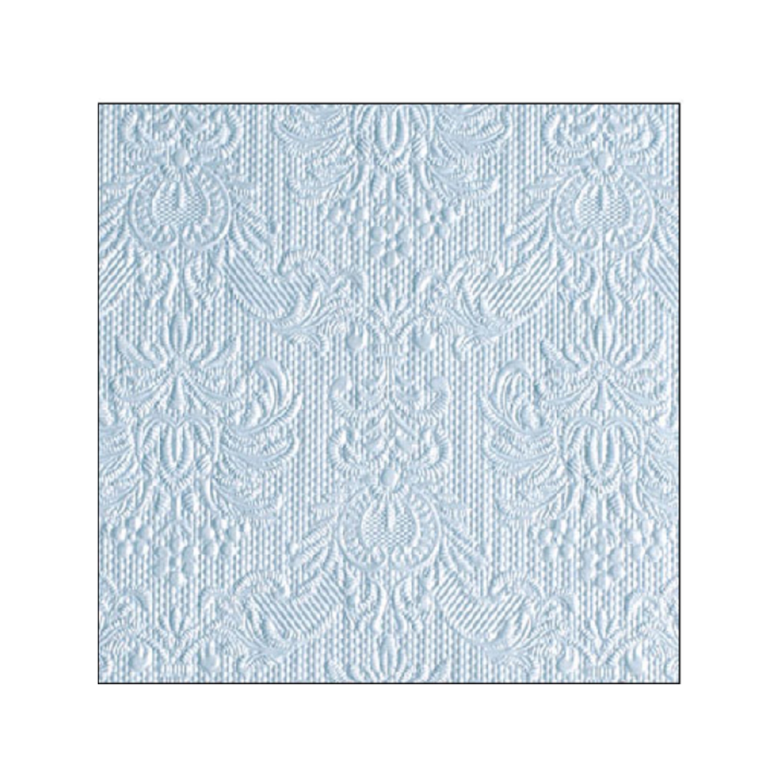 Ambiente Elegance χαρτοπετσέτες μεσαίες light blue 33x33εκ. 20 τεμάχια 80g εικόνα 1