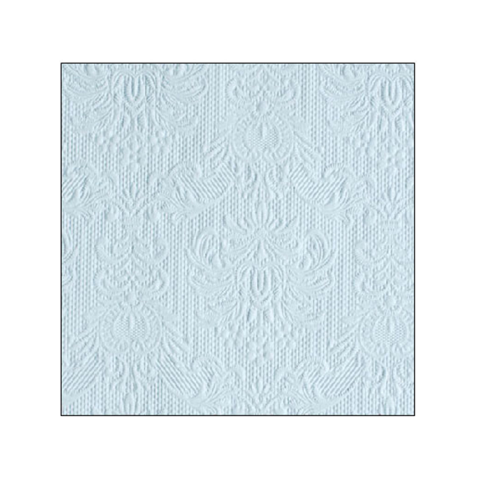 Ambiente Elegance 12505504 χαρτοπετσέτες μικρές light blue 25x25εκ. 15 τεμάχια 75g εικόνα 1