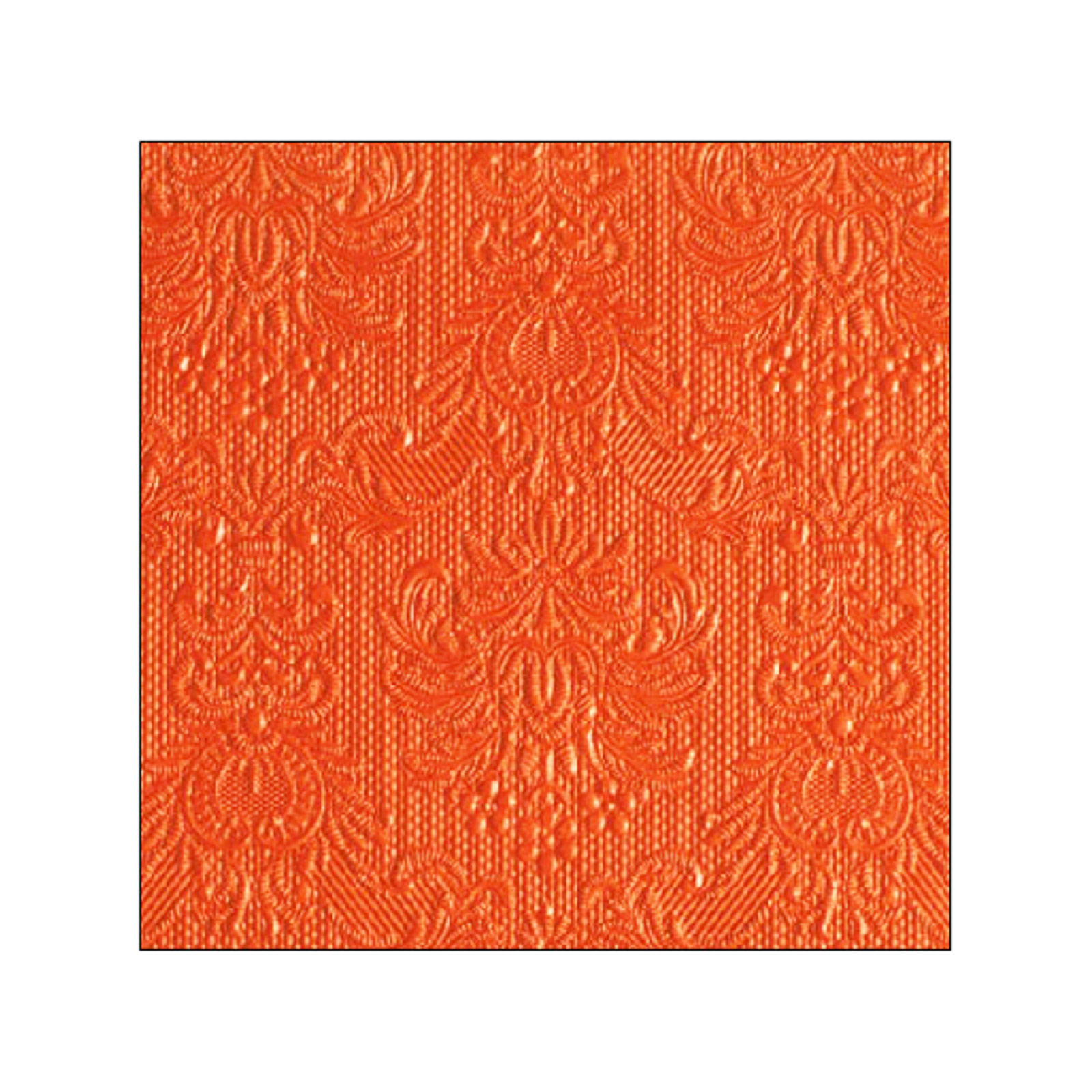 Ambiente Elegance 12505502 χαρτοπετσέτες μικρές orange 25x25εκ. 15 τεμάχια 80g εικόνα 1