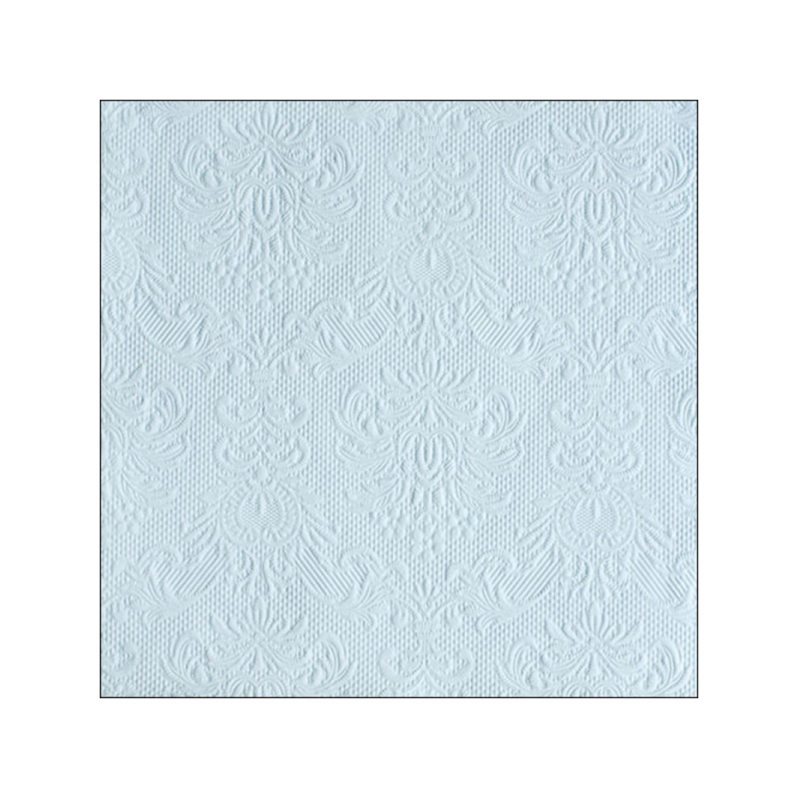 Ambiente Elegance χαρτοπετσέτες μεσαίες light blue 33x33εκ. 20 τεμάχια 130g εικόνα 1