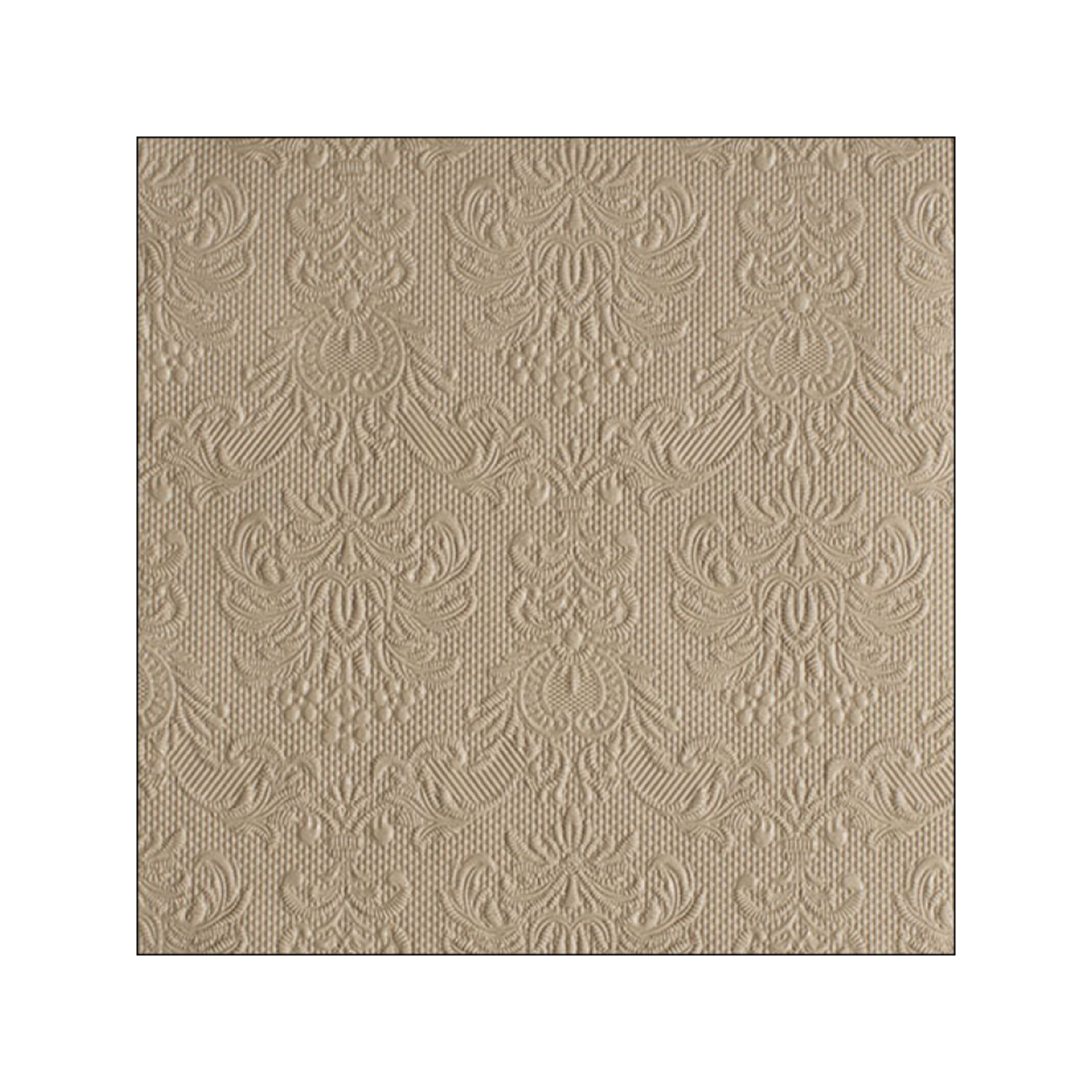 Ambiente Elegange χαρτοπετσέτες μεσαίες taupe 33x33εκ. 15 τεμάχια 88g εικόνα 1