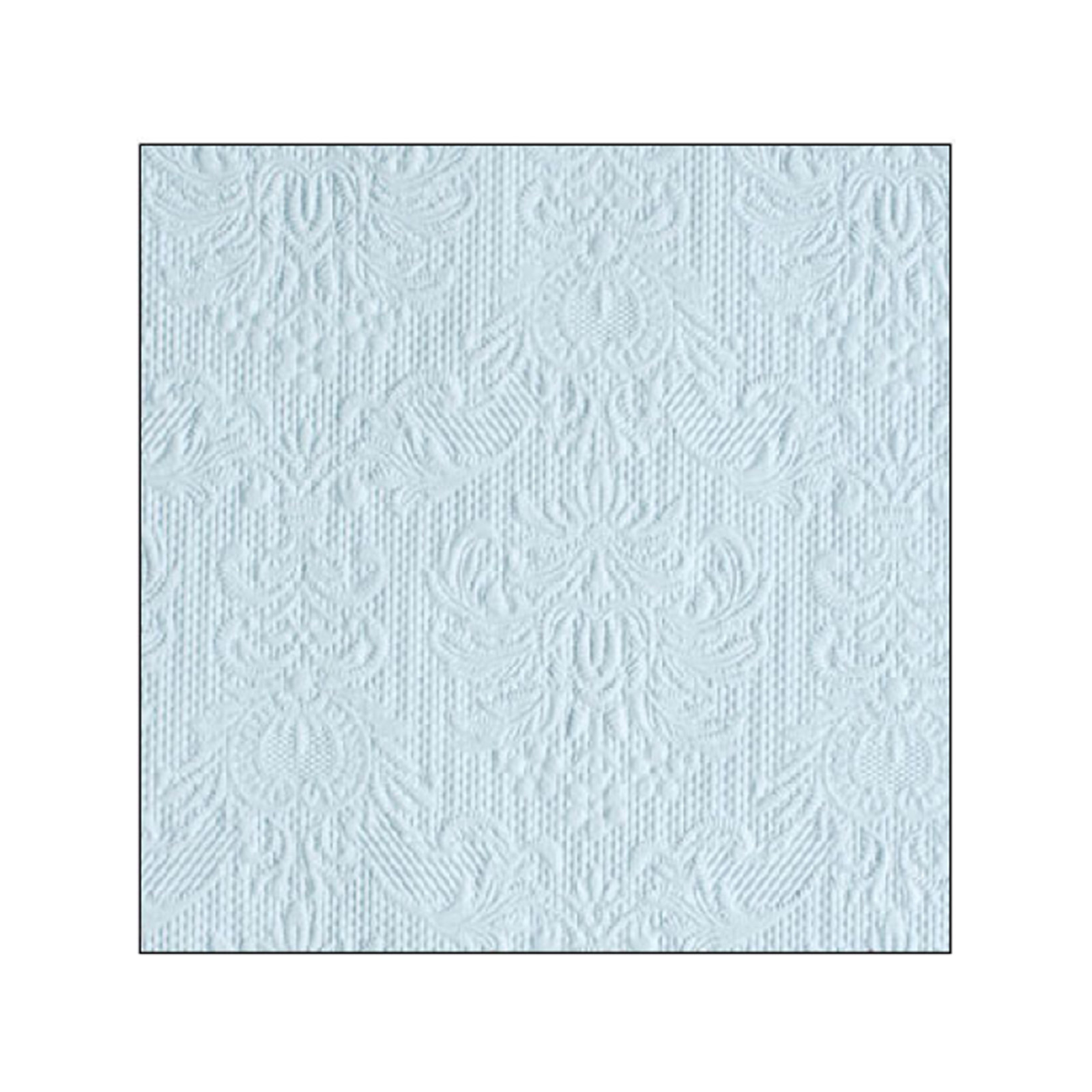 Ambiente Elegance 12505508 χαρτοπετσέτες μικρές light blue 25x25εκ. 15 τεμάχια 80g εικόνα 1