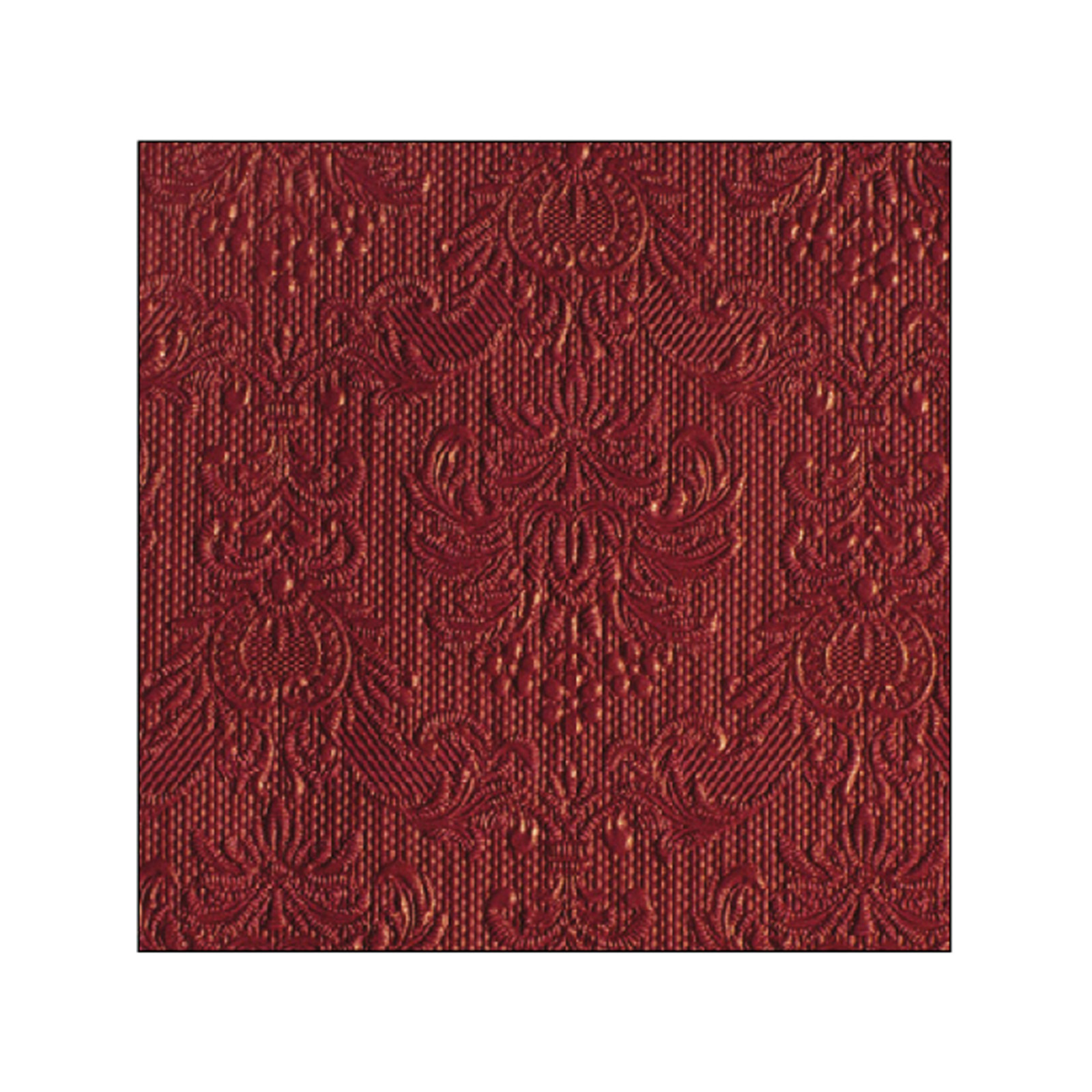 Ambiente Elegance χαρτοπετσέτες μικρές μπορντό 25x25εκ. 15 τεμάχια 52g εικόνα 1