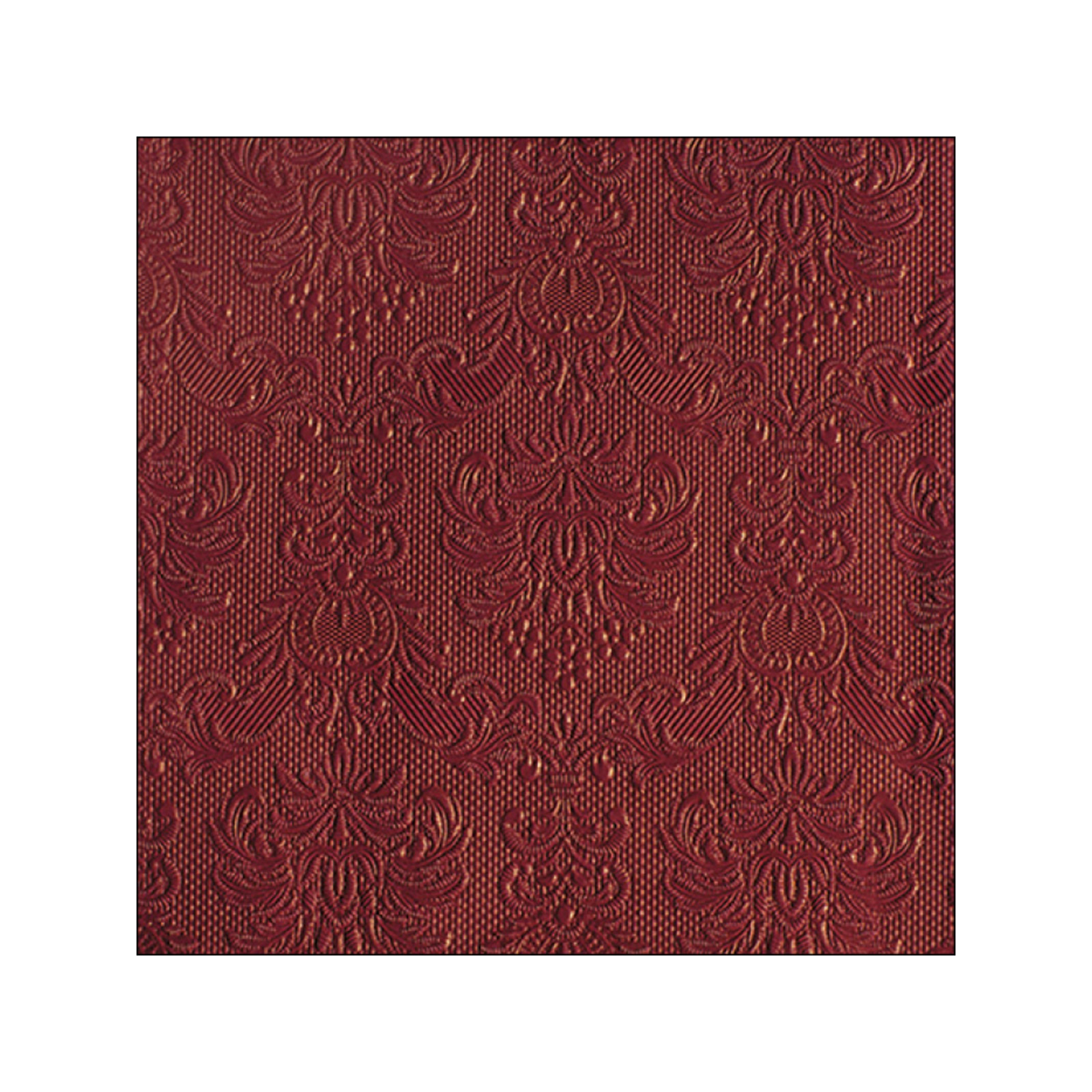 Ambiente Elegance χαρτοπετσέτες μεγάλες bordeaux 40x40εκ. 15 τεμάχια 134g εικόνα 1