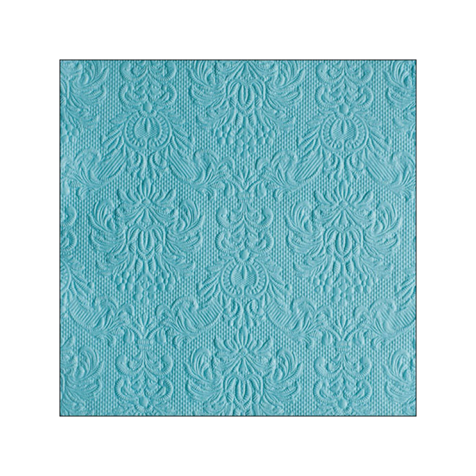 Ambiente Elegance 14005504 χαρτοπετσέτες μεγάλες γαλάζιες 40 x 40 εκ, 15 τεμάχια 136g εικόνα 1