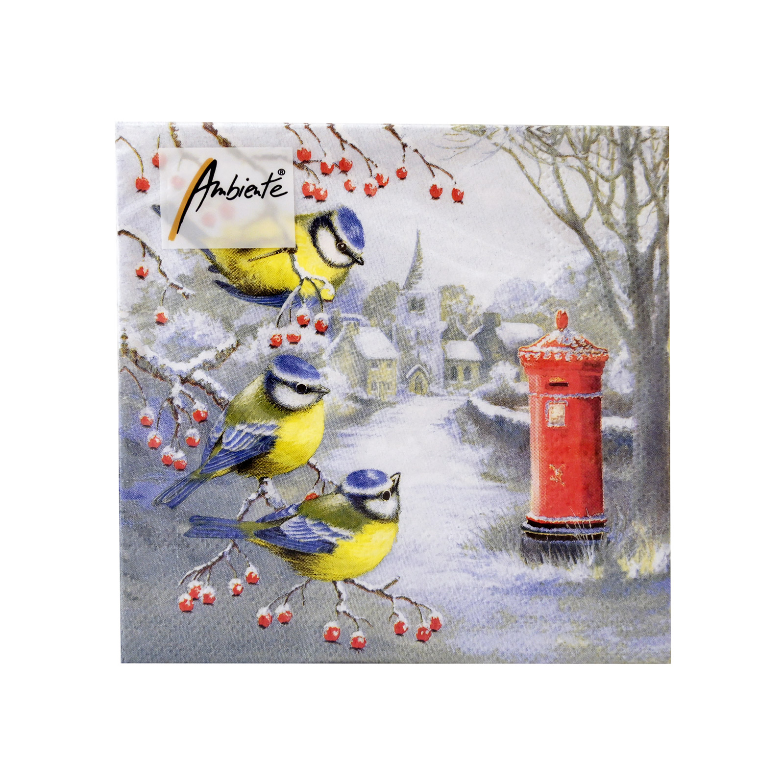 Ambiente 32516800 χαρτοπετσέτες μικρές waiting for mail 25x25εκ. 20 τεμάχια 70g εικόνα 1