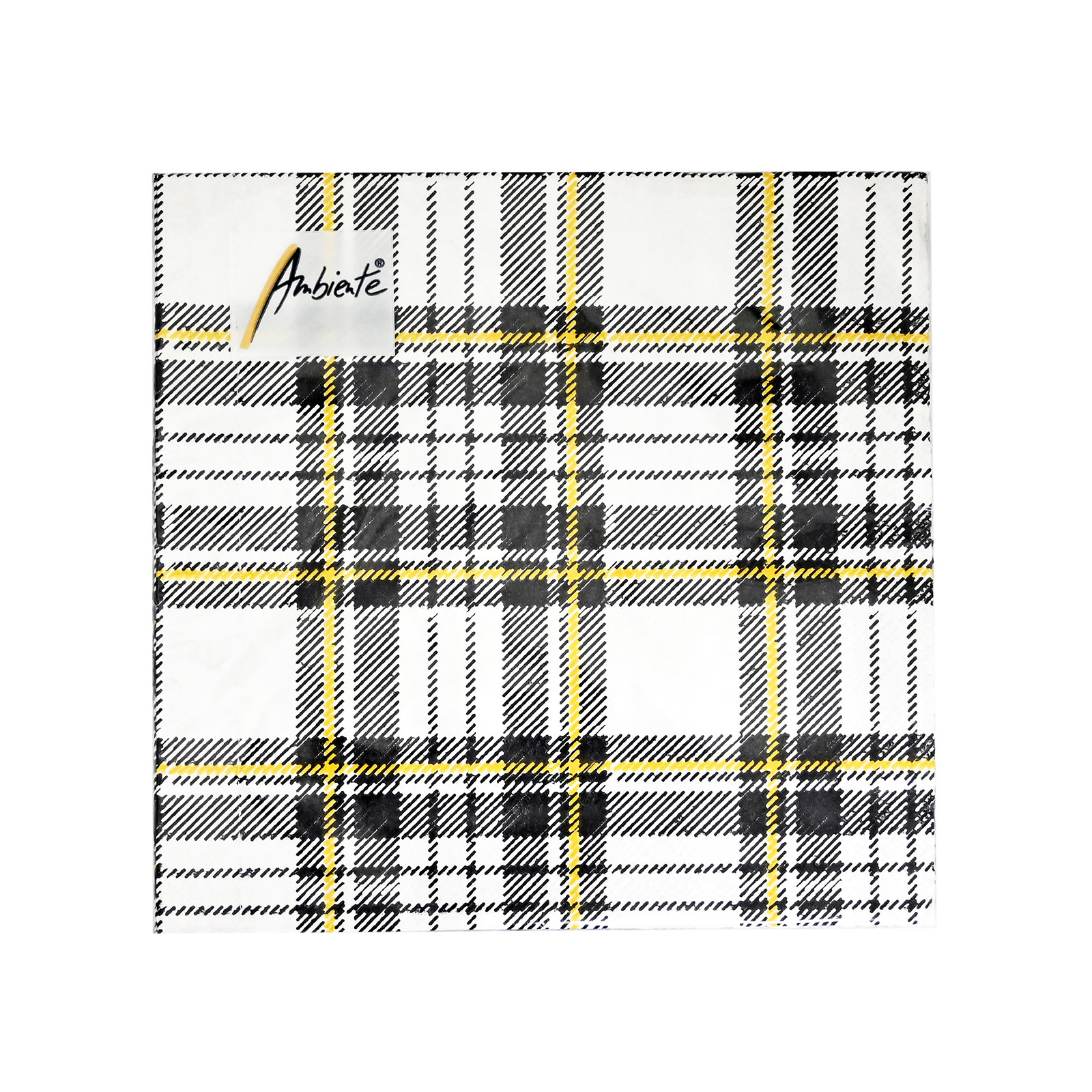 Ambiente 13317545 χαρτοπετσέτες μεσαίες 33 x33 εκ, 20 τεμάχια 120g εικόνα 1