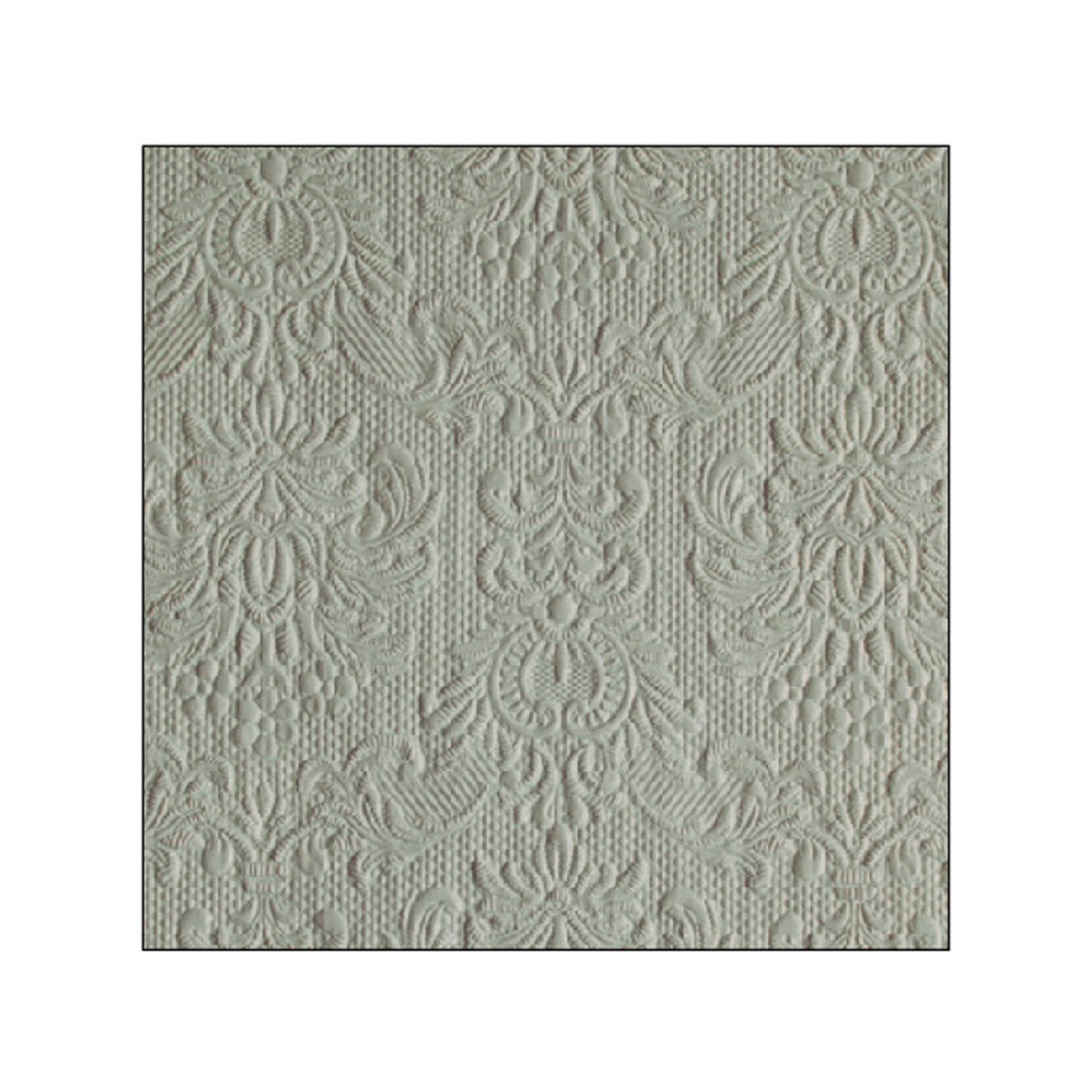 Ambiente 12517575 χαρτοπετσέτες μικρές elegance sage 25x25εκ. 20 τεμάχια 70g εικόνα 1