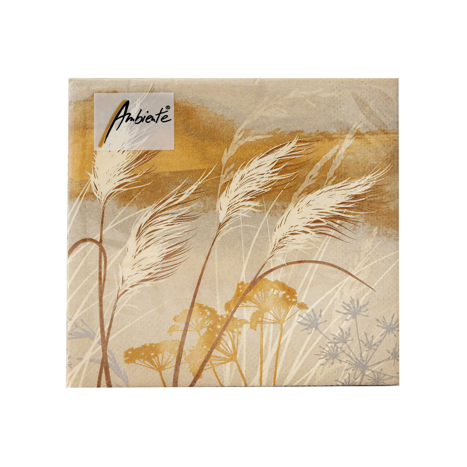 Ambiente χαρτοπετσέτες μικρές waving grass 25x25εκ. 20 τεμάχια 66g εικόνα 1