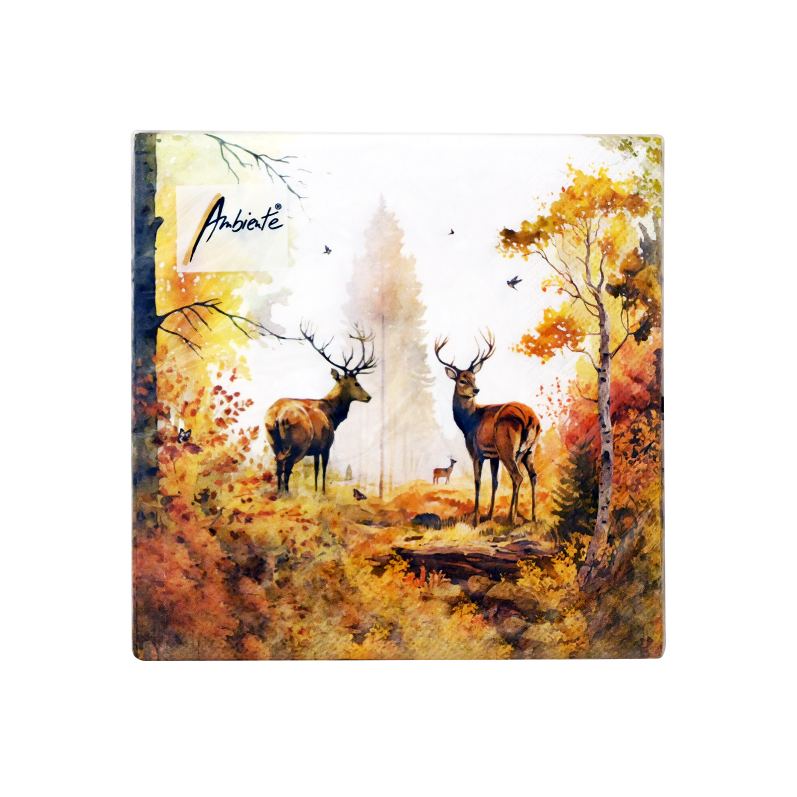 Ambiente 13318795 χαρτοπετσέτες μεσαίες autumn 33 x33 εκ, 20 τεμάχια 120g εικόνα 1