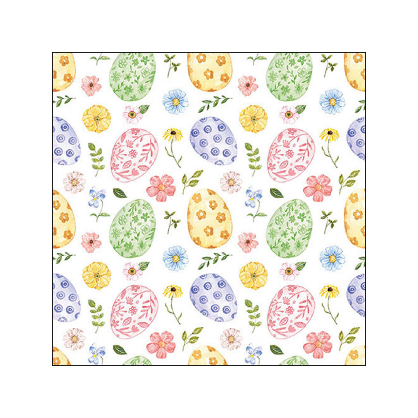 Ambiente 2331976 χαρτοπετσέτες μεσαίες easter eggs 33 x33 εκ, 20 τεμάχια 120g εικόνα 1