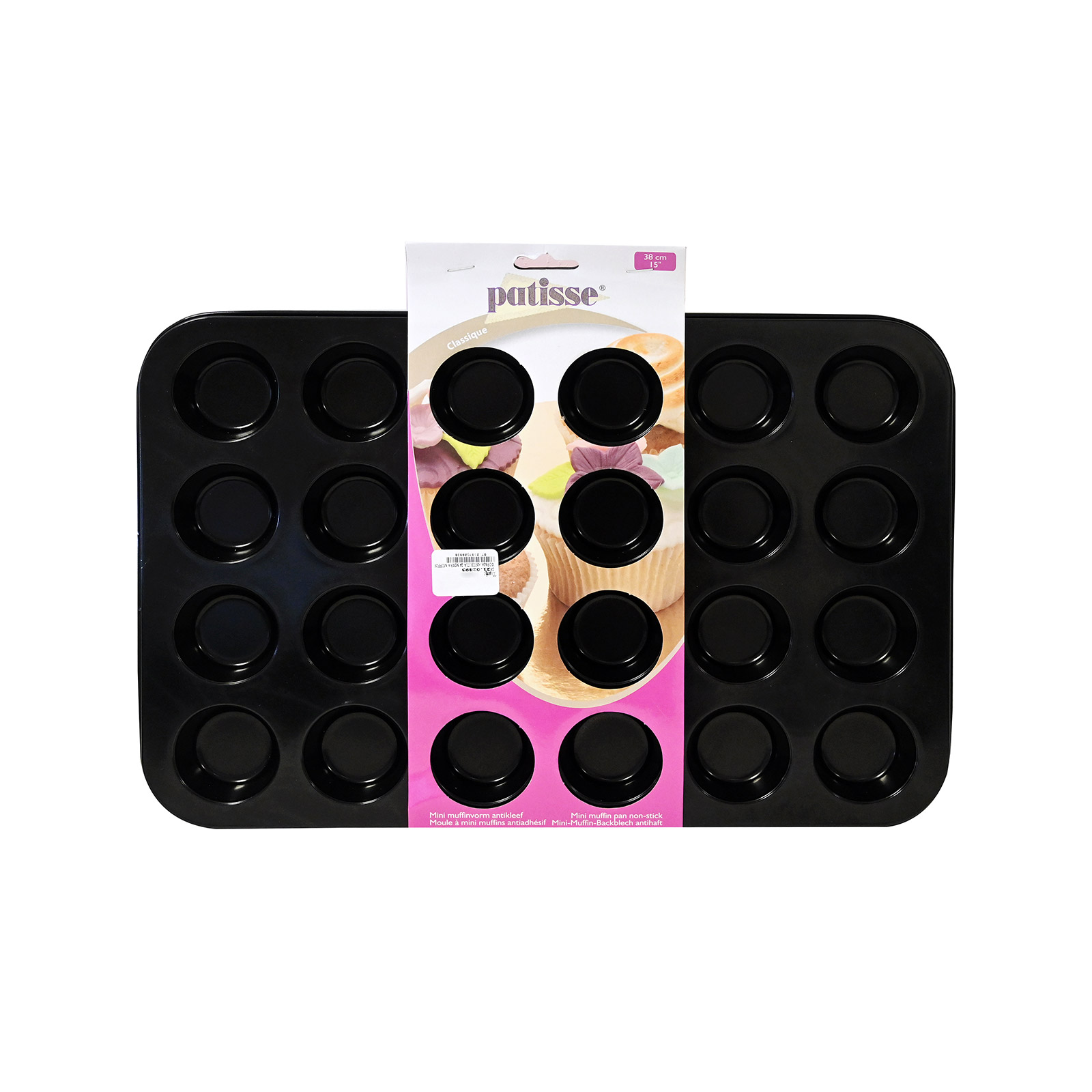 Patisse φόρμα muffin αντικολλητική 24 τεμαχίων - 35εκ. εικόνα 1