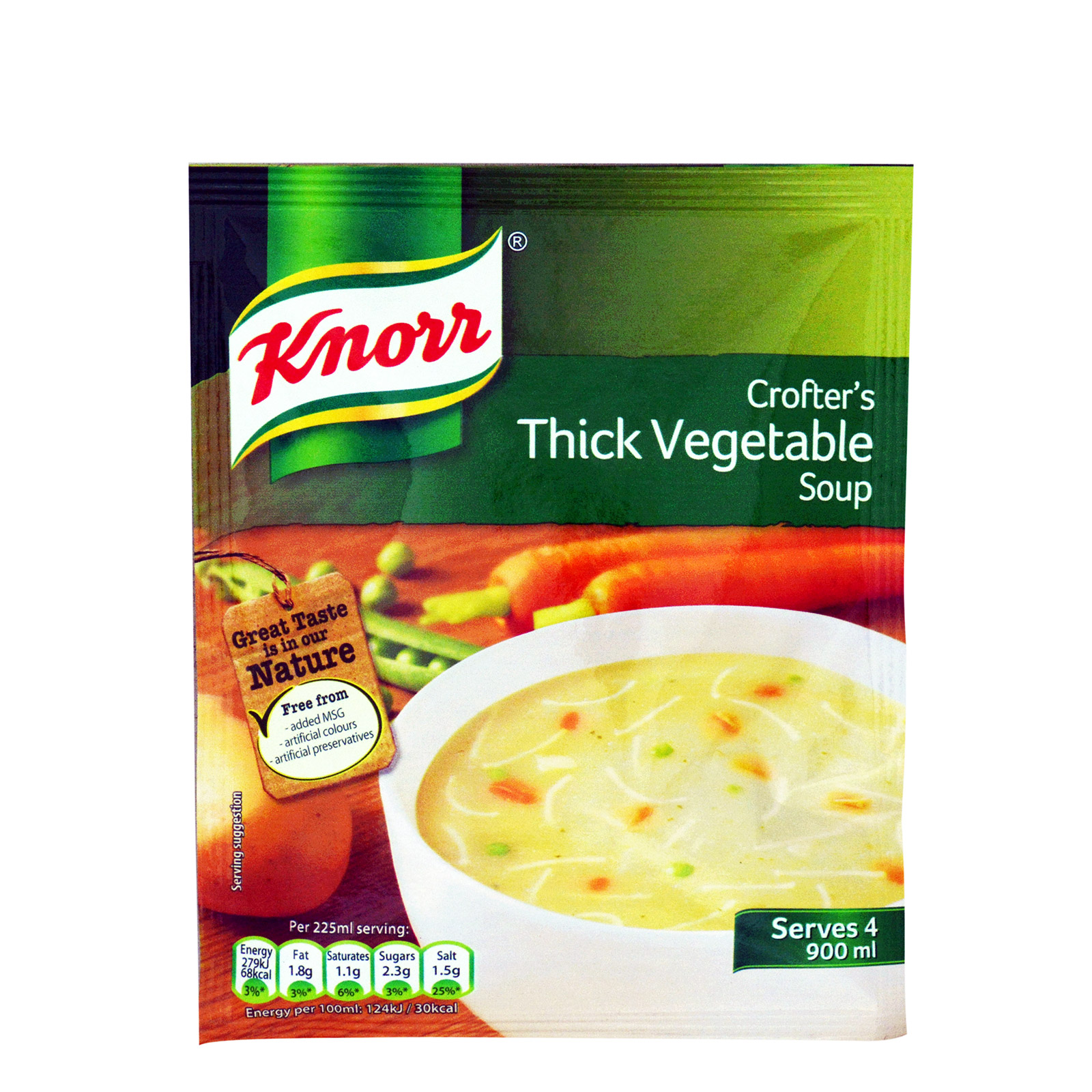 Knorr σούπα στιγμής thich vegetable 75g εικόνα 1