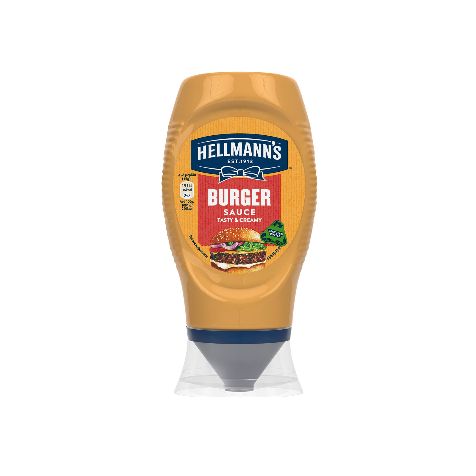 Hellmann's σάλτσα σως για μπεργκερ 250lt εικόνα 1