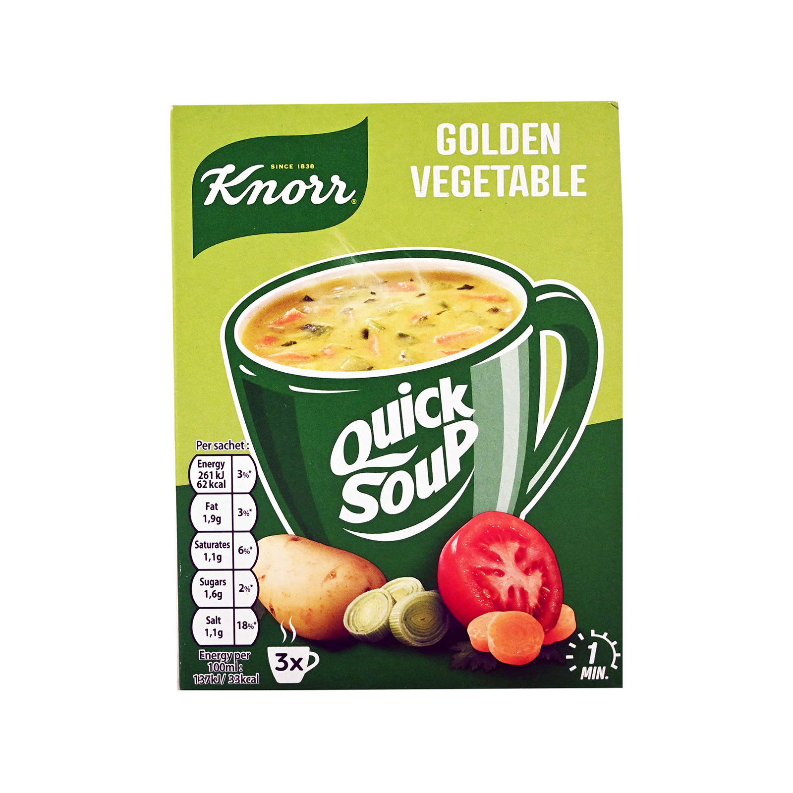 Knorr Quick soup σούπα στιγμής λαχανικών 48g εικόνα 1