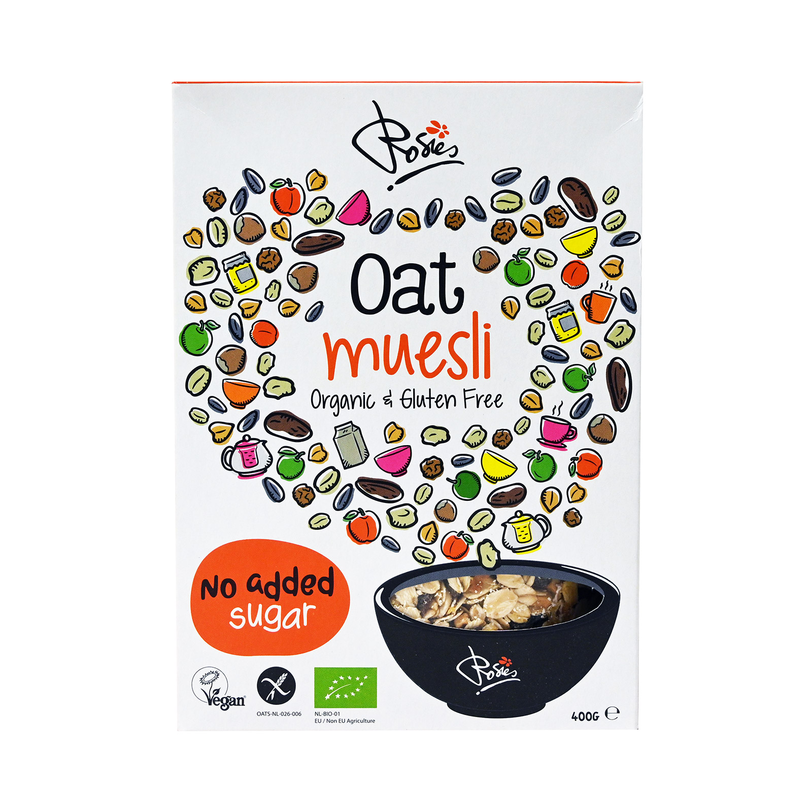 Rosies Oat Muesli muesli Haver 400g image 1