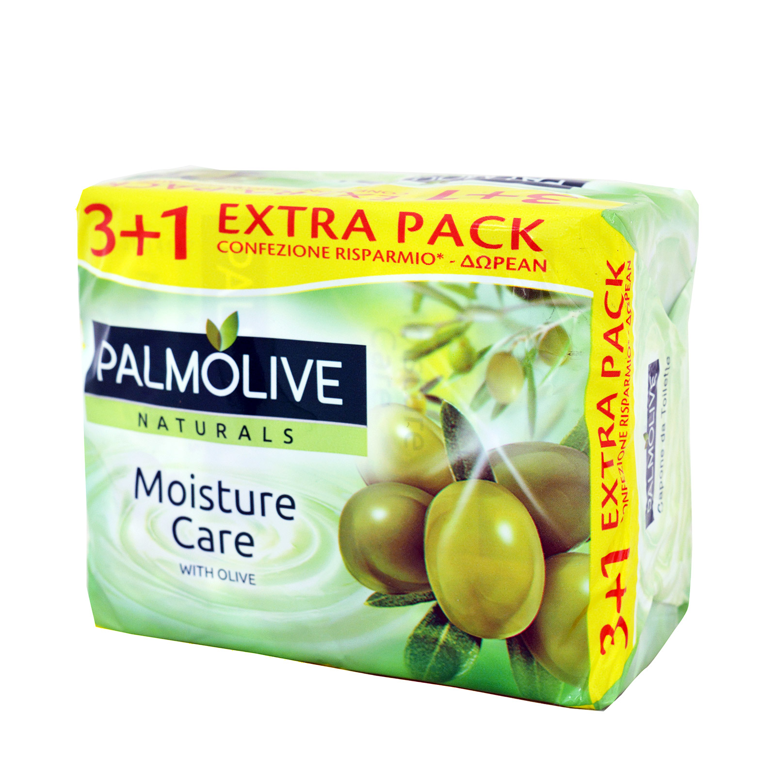 Palmolive Moisture Care soap with olive 3x90g + 1 free image 1
