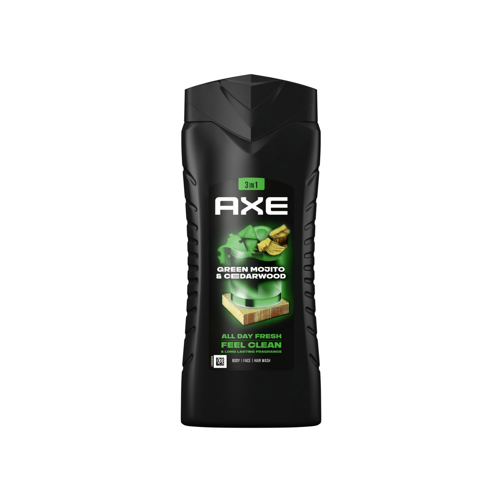 Axe Wild αφρόλουτρο αντρικό green mojito & cedarwood 400ml εικόνα 1
