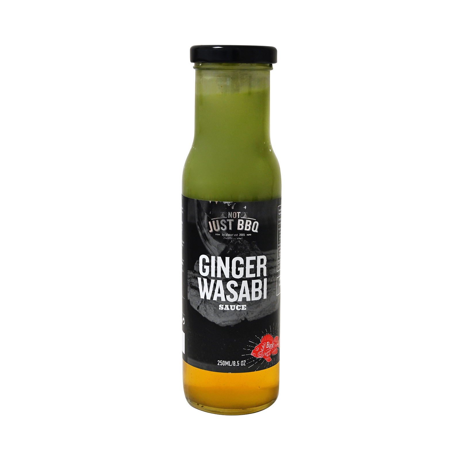 Not Just Bbq σάλτσα σως ginger wasabi 250ml εικόνα 1