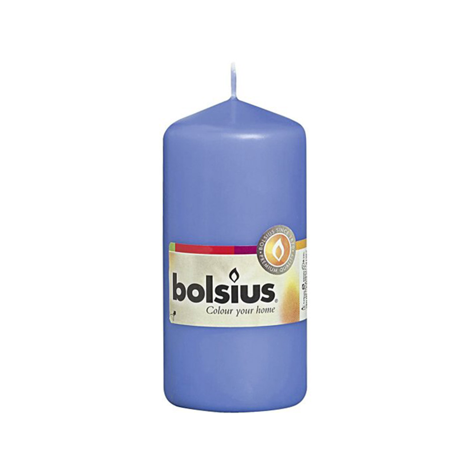 Bolsius 120/58 κερί κυλινδρικό blue εικόνα 1