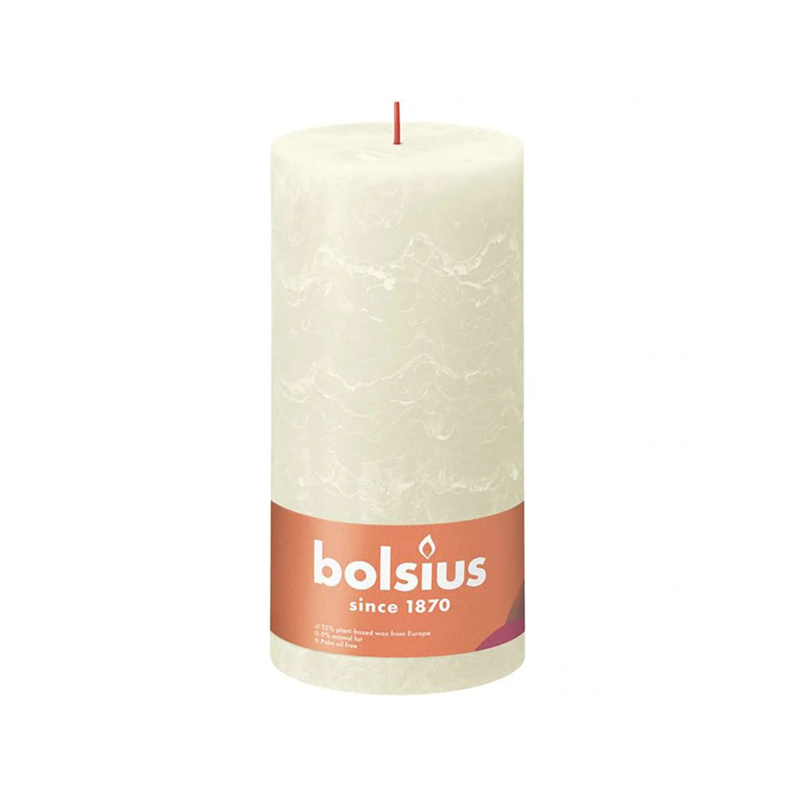 Bolsius 200/100 κερί κορμός λευκό εικόνα 1