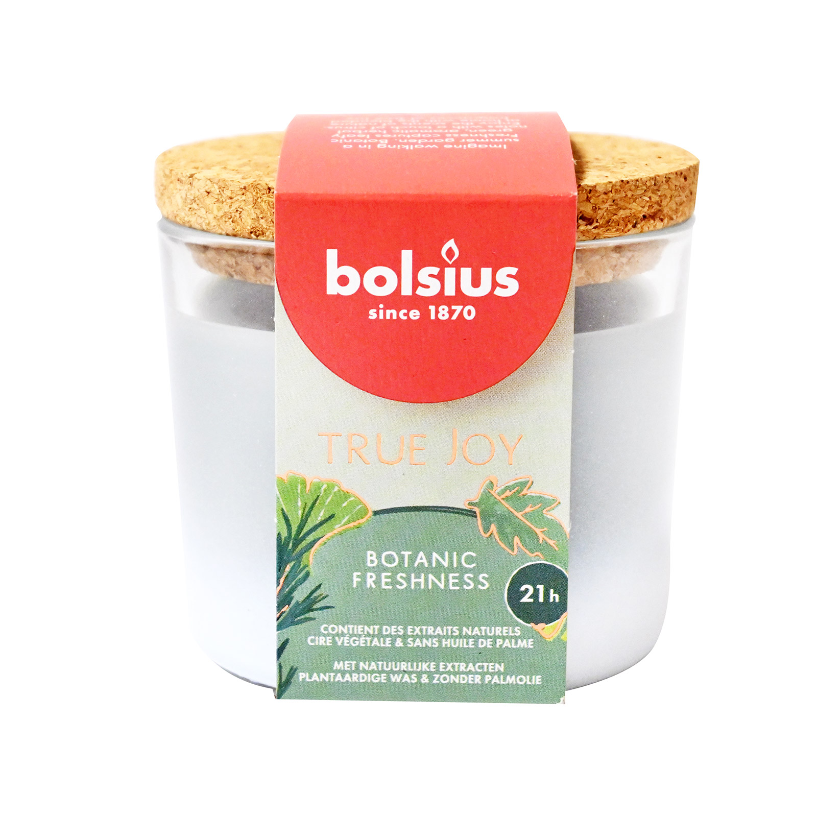 Bolsius True Joy κερί αρωματικό με καπάκι botanic freshness εικόνα 1