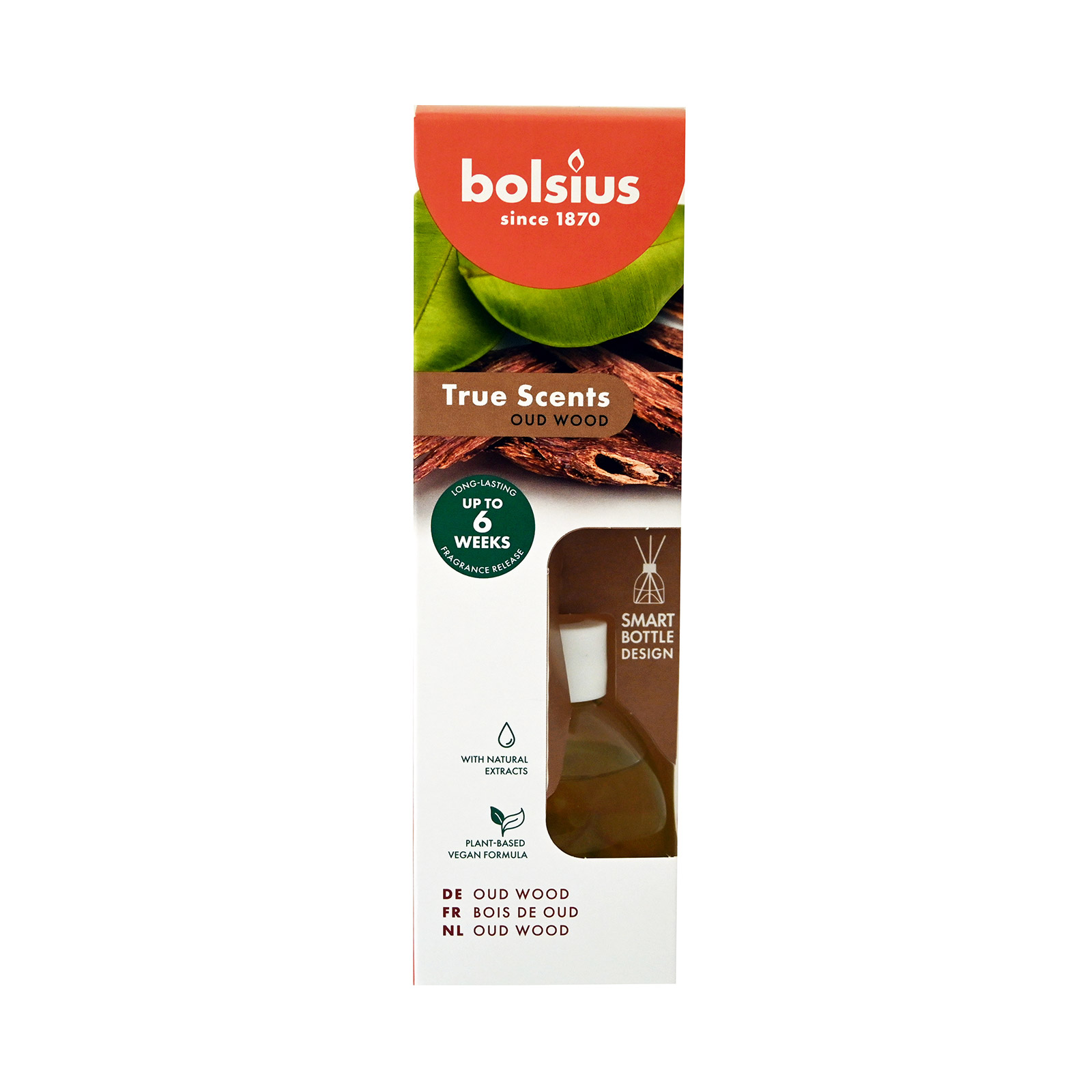 Bolsius True Scents αρωματικό χώρου oud wood 60ml εικόνα 1