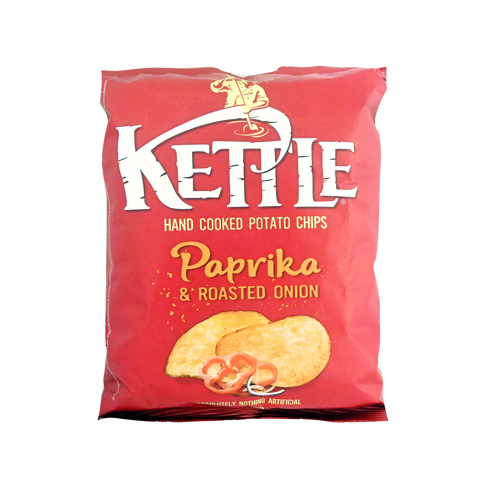 Kettle τσιπς πατατάκια paprika & roasted onion 130g εικόνα 1