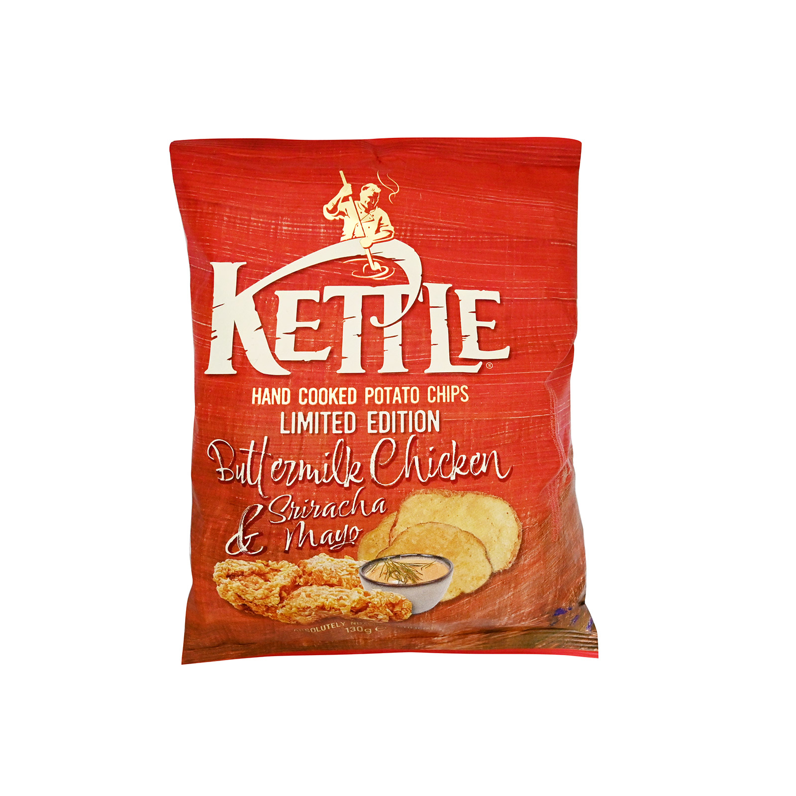 Kettle potato chips buttermilk chicken 130g image 1