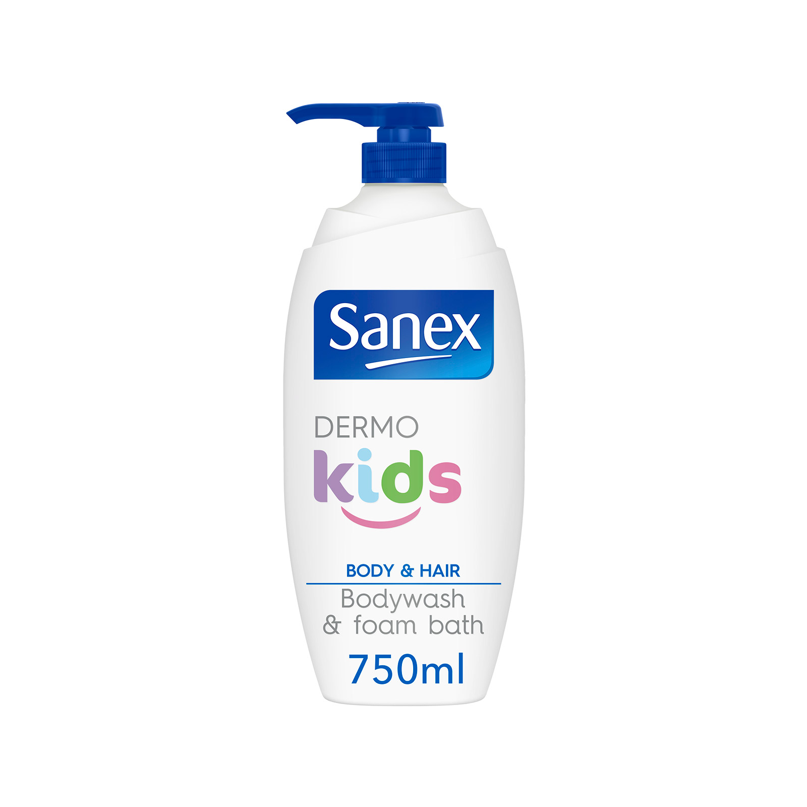 Sanex Dermo Kids shampoo & shower gel for kids 750ml image 1
