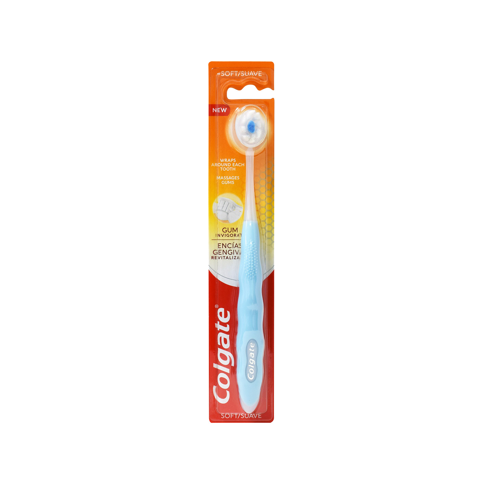 Colgate Gum Invigorate οδοντόβουρτσα soft/ γαλάζια εικόνα 1