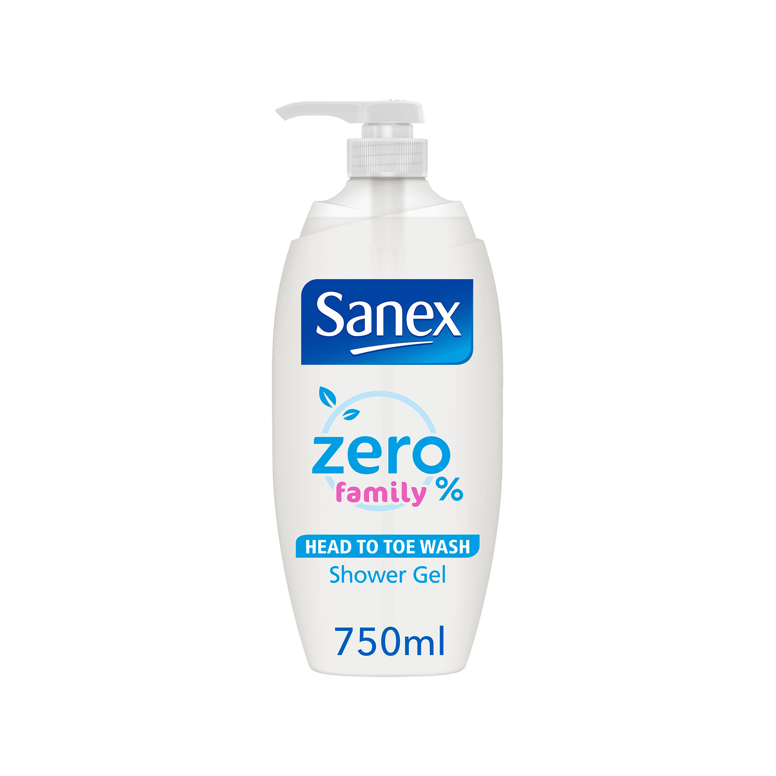 Sanex Zero family % αφρόλουτρο 750ml εικόνα 1