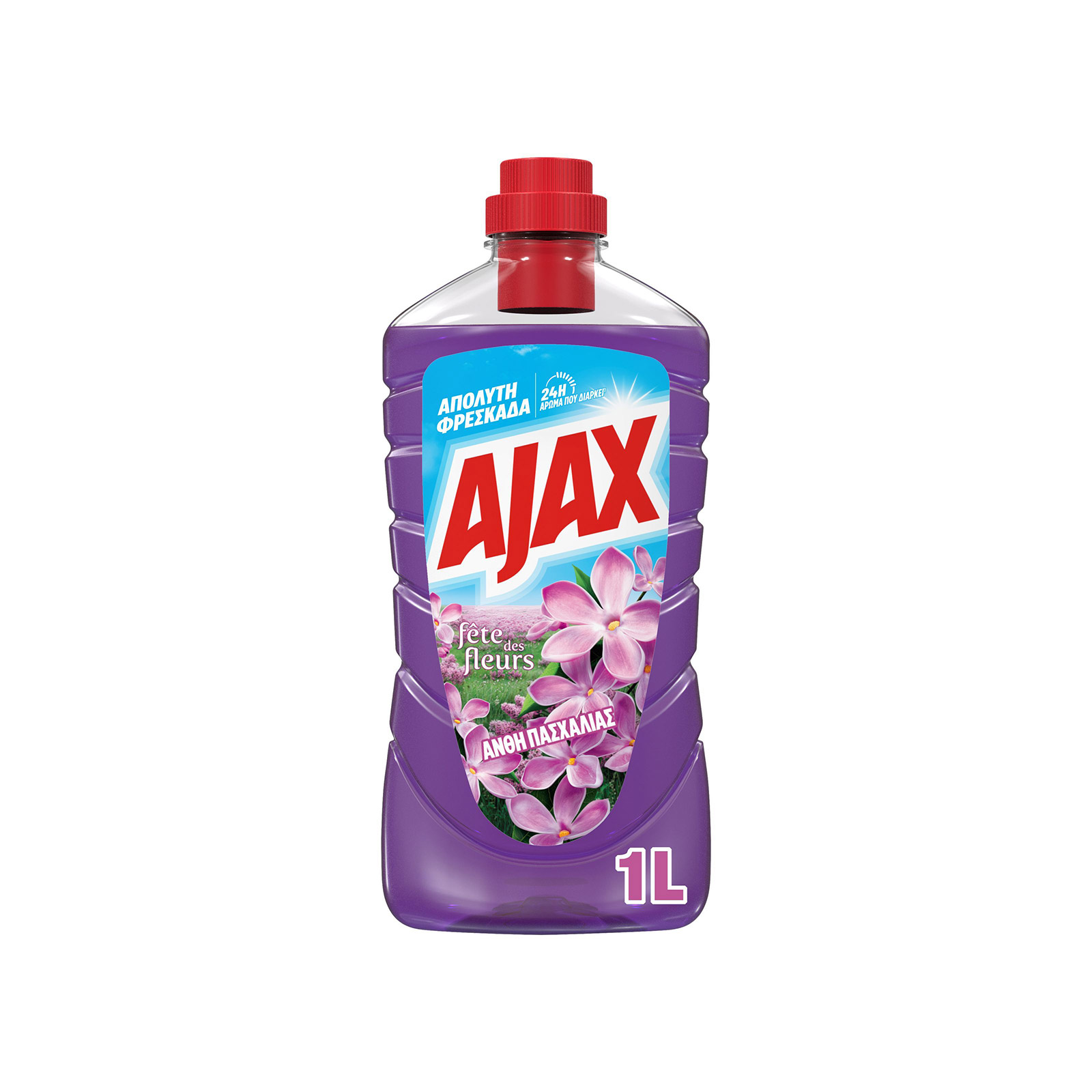 Ajax Γιορτή Λουλουδιών υγρό καθαριστικό πατώματος άνθη πασχαλιάς 1000ml εικόνα 1