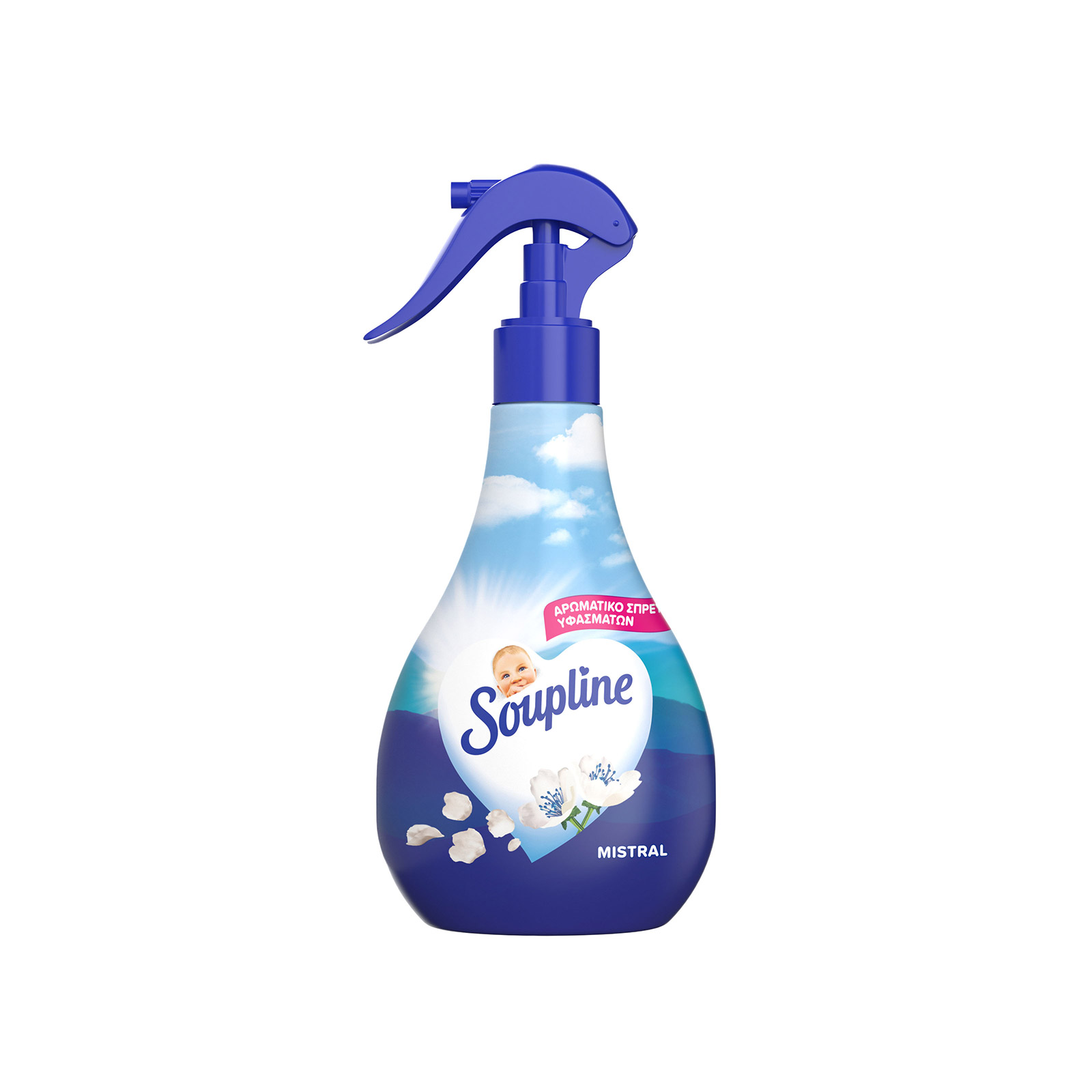 Soupline spray αρωματικό υφασμάτων mistral 300ml εικόνα 1