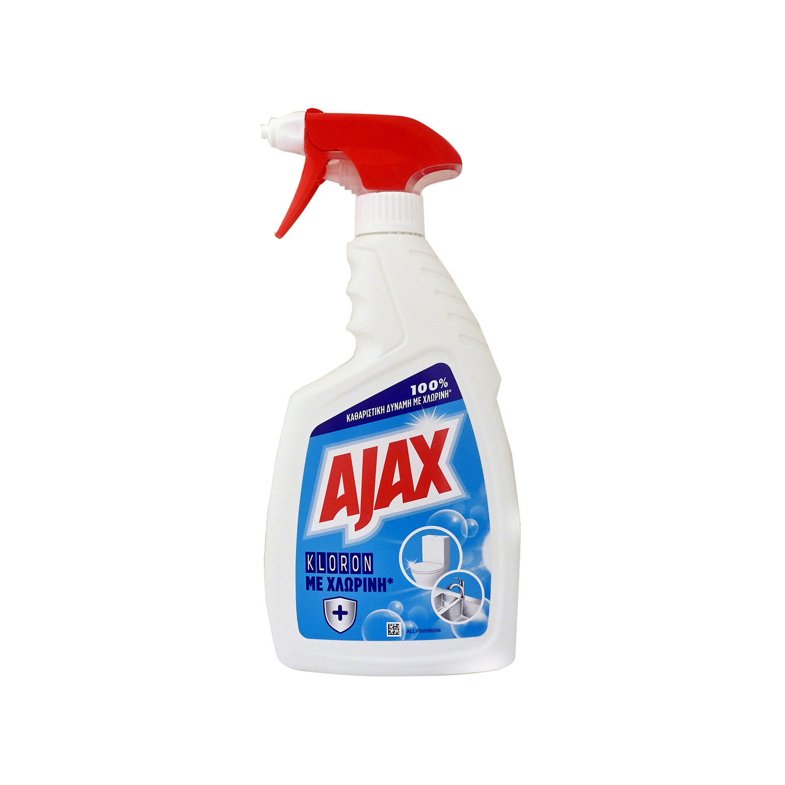 Ajax Kloron με χλωρίνη spray καθαριστικό 750ml εικόνα 1