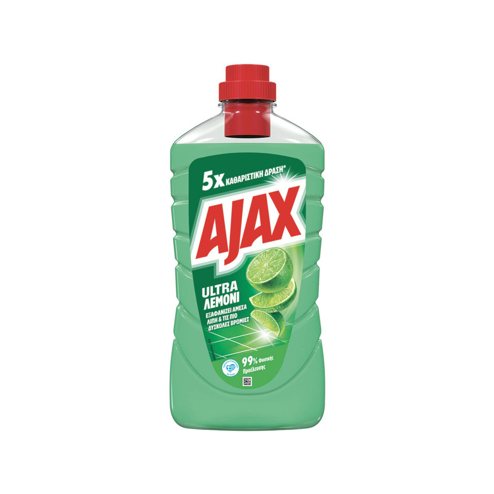 Ajax Ultra 7 υγρό καθαριστικό οικιακής χρήσης λεμόνι 1lt εικόνα 1