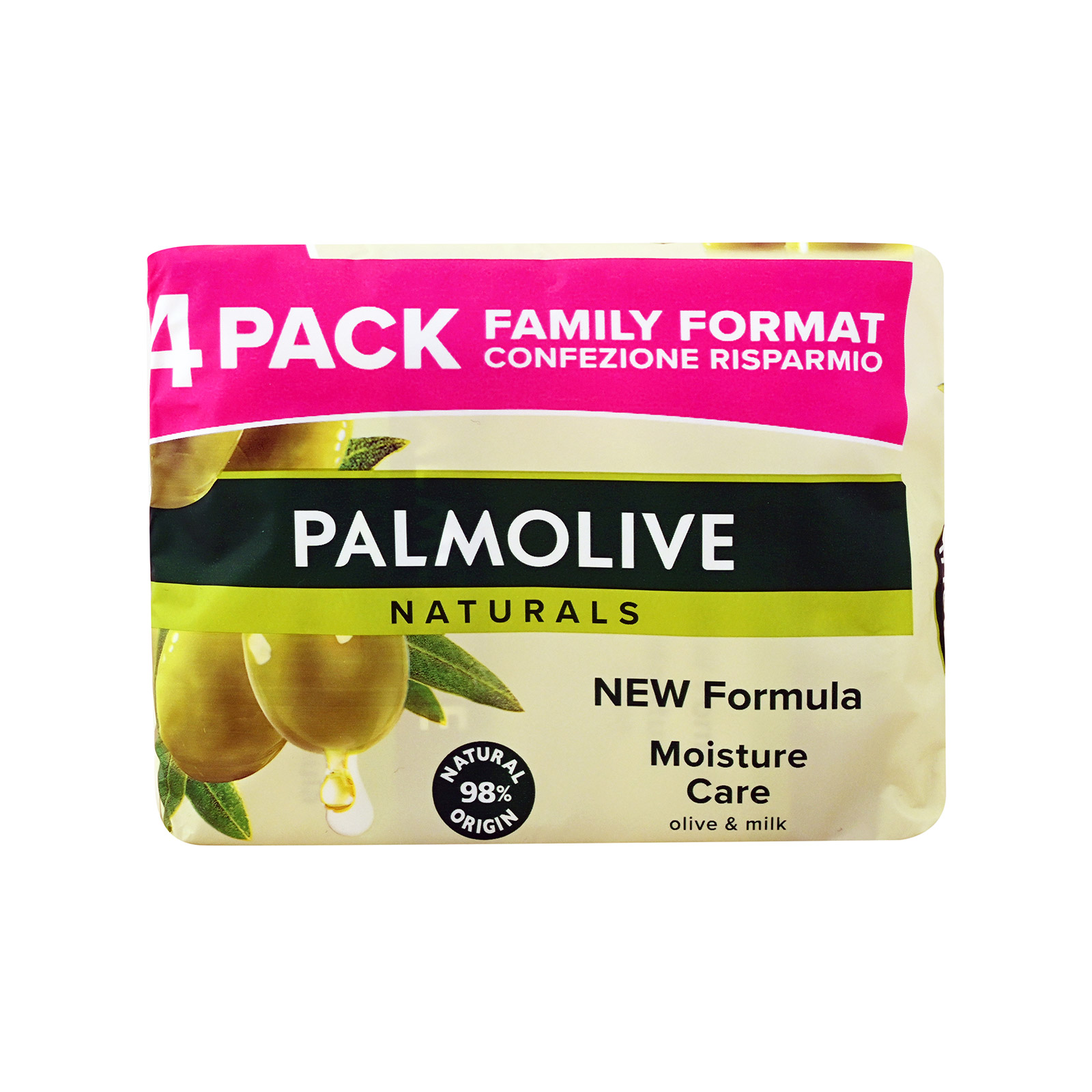 Palmolive Naturals σαπούνι ελιά 4x90g εικόνα 1