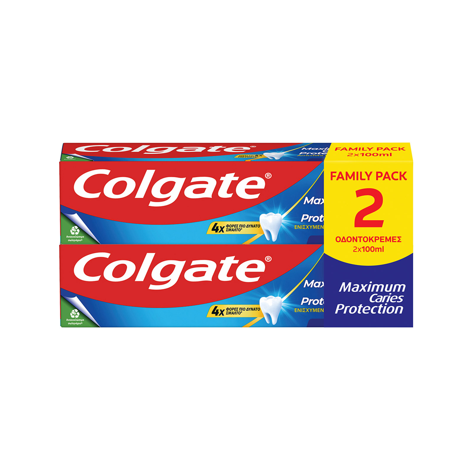 Colgate οδοντόκρεμα 2x100ml εικόνα 1