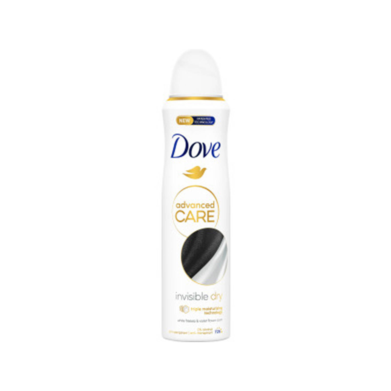 Dove Invisible spray αποσμητικό 150ml εικόνα 1