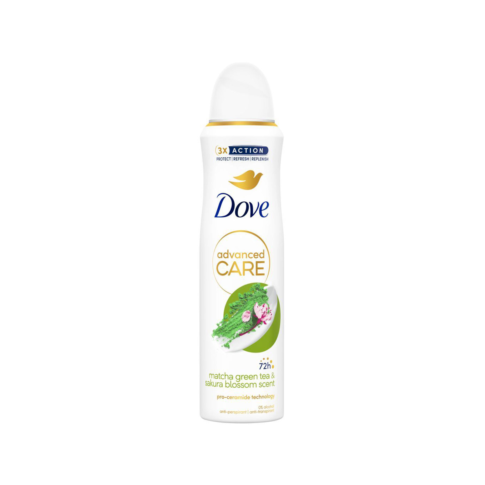 Dove Advanced care αποσμητικό σώματος matcha 150ml εικόνα 1