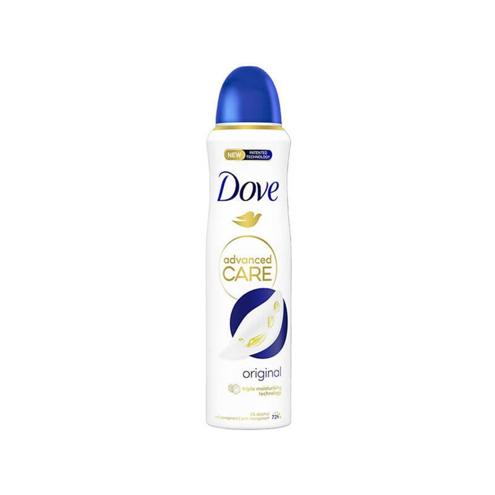 Dove αποσμητικό σώματος original 150ml εικόνα 1